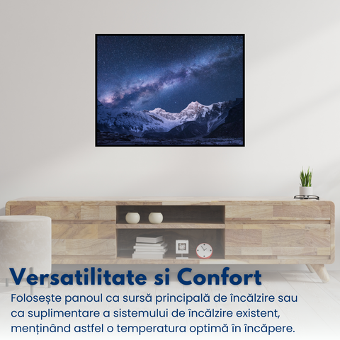 panou radiant premium novosun art stars cu termostat cu telecomanda