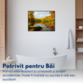 panou radiant premium novosun art park lake cu termostat cu telecomanda