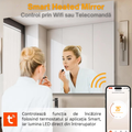 Panou radiant tip oglindă cu lumină LED Novosun  cu telecomanda si termostat Wifi
